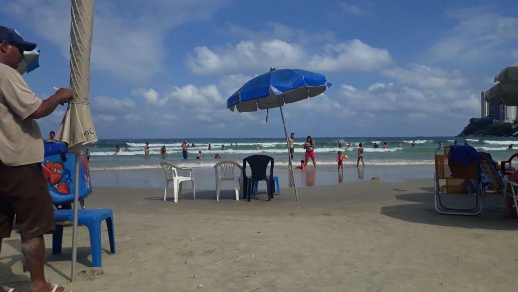 Apto Guaruja De Frente Para O Mar - Praia Asturias Экстерьер фото